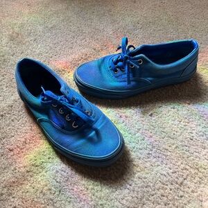 Size 7 women’s all blue RARE vans